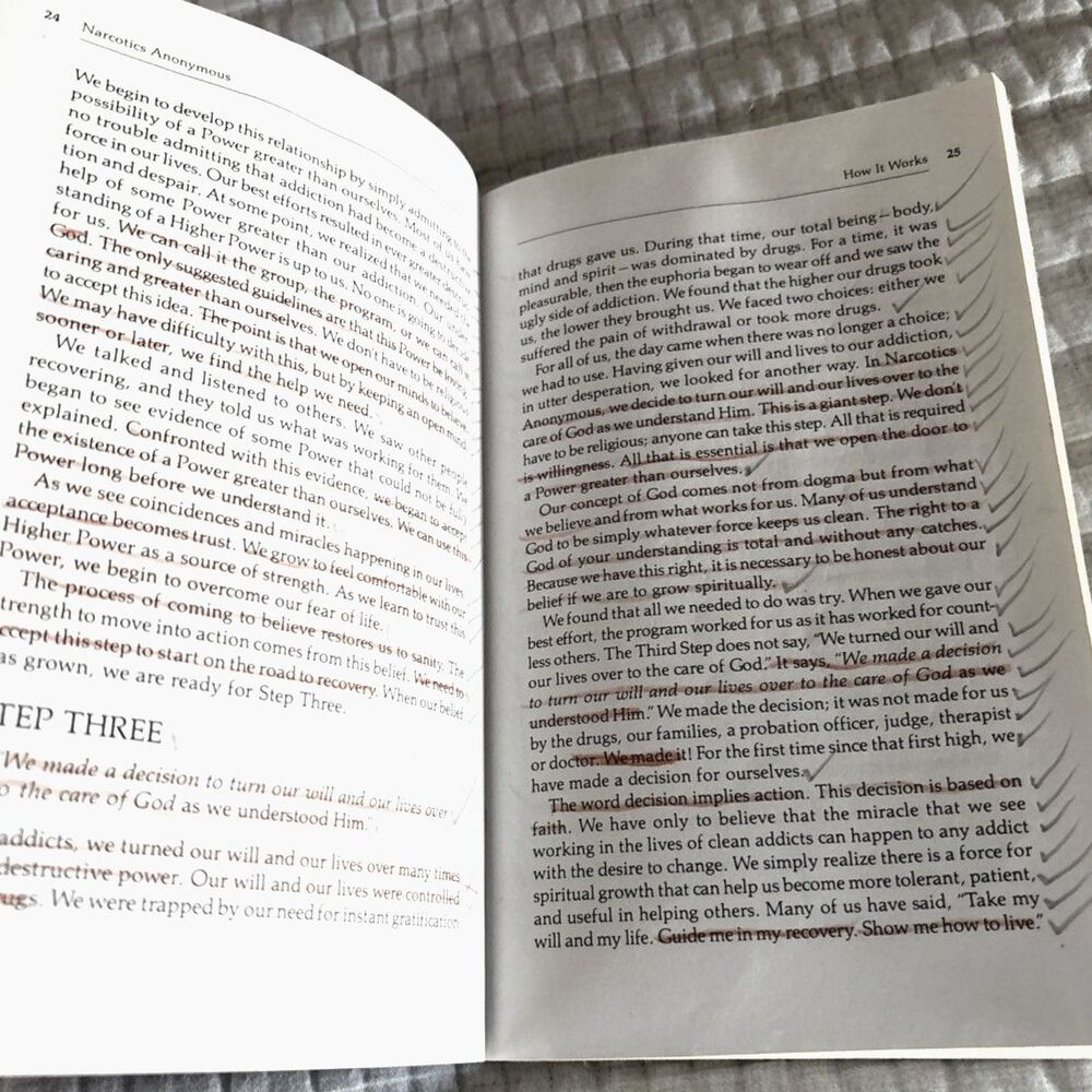 Narcotics Anonymous 5th Edition Softcover Paperback World Services,Inc - Picture 3 of 4